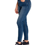 Jeans Denim Mujer Triblend Stretch Denim Mid-Rise Skinny Rojo Cat