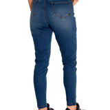 Jeans Denim Mujer Triblend Stretch Denim Mid-Rise Skinny Rojo Cat