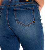 Jeans Denim Mujer Triblend Stretch Denim Mid-Rise Skinny Rojo Cat