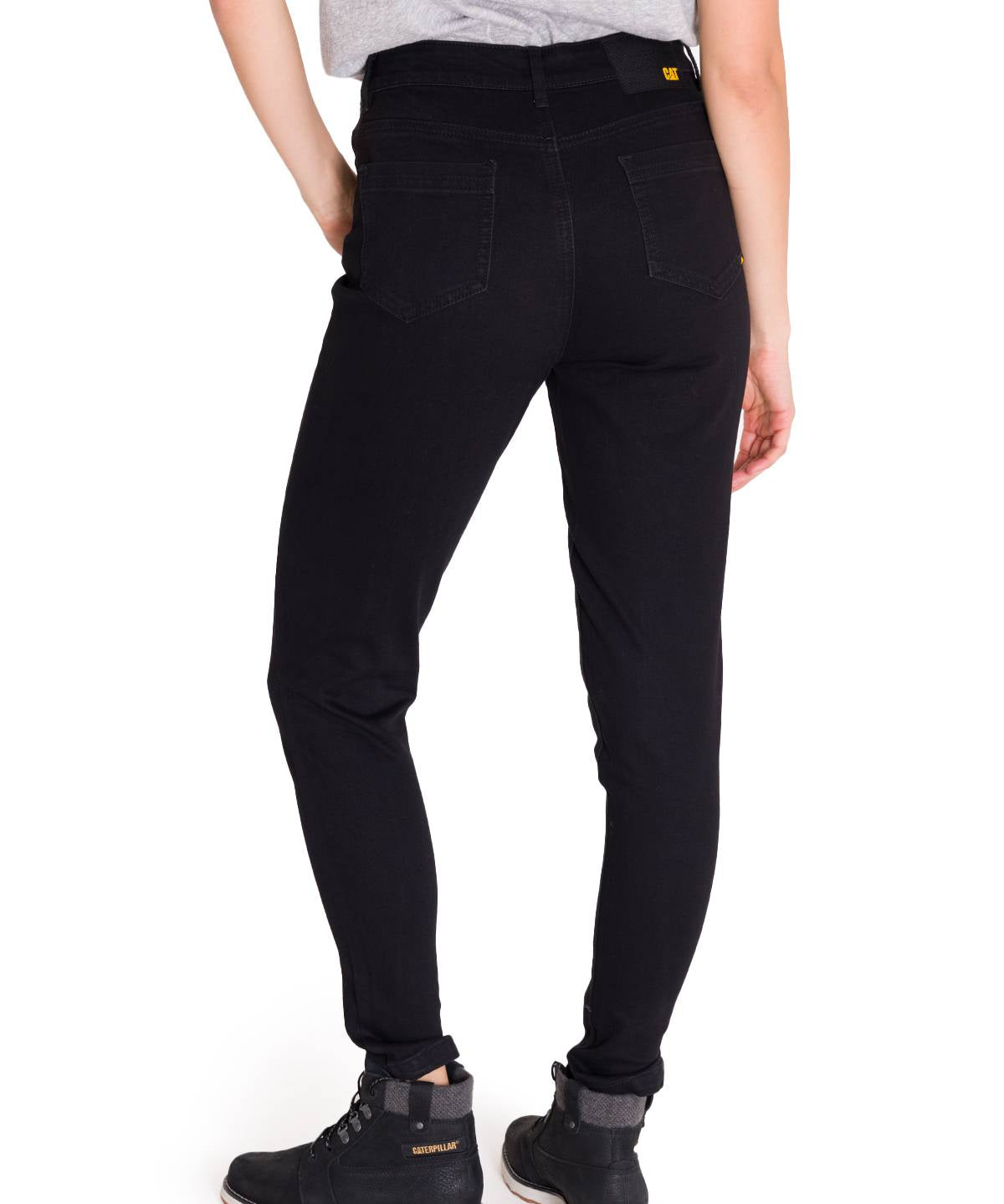 Jeans Denim Mujer Triblend Stretch Denim Mid-Rise Skinny Gris Cat