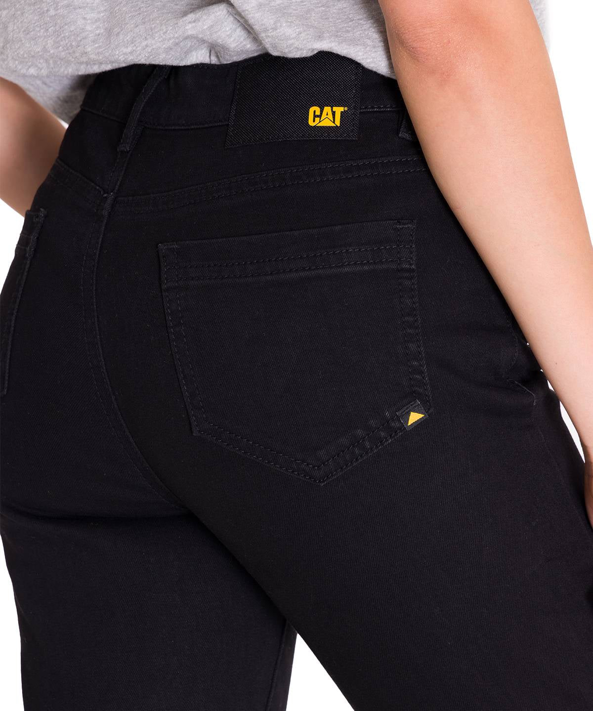 Jeans Denim Mujer Triblend Stretch Denim Mid-Rise Skinny Gris Cat
