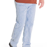 Jeans Regular Hombre Denim Double Front Azul Claro Cat