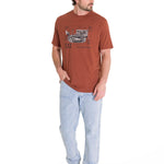 Jeans Regular Hombre Denim Double Front Azul Claro Cat