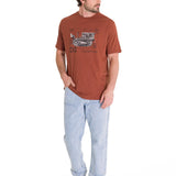 Jeans Regular Hombre Denim Double Front Azul Claro Cat