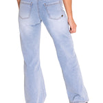 Jeans Denim Mujer Triblend Stretch Denim Wide Leg Gris Cat