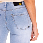 Jeans Denim Mujer Triblend Stretch Denim Wide Leg Gris Cat
