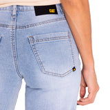 Jeans Denim Mujer Triblend Stretch Denim Wide Leg Gris Cat