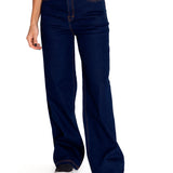 Jeans Denim Mujer Triblend Stretch Denim Wide Leg Azul Cat