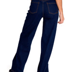 Jeans Denim Mujer Triblend Stretch Denim Wide Leg Azul Cat