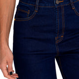 Jeans Denim Mujer Triblend Stretch Denim Wide Leg Azul Cat