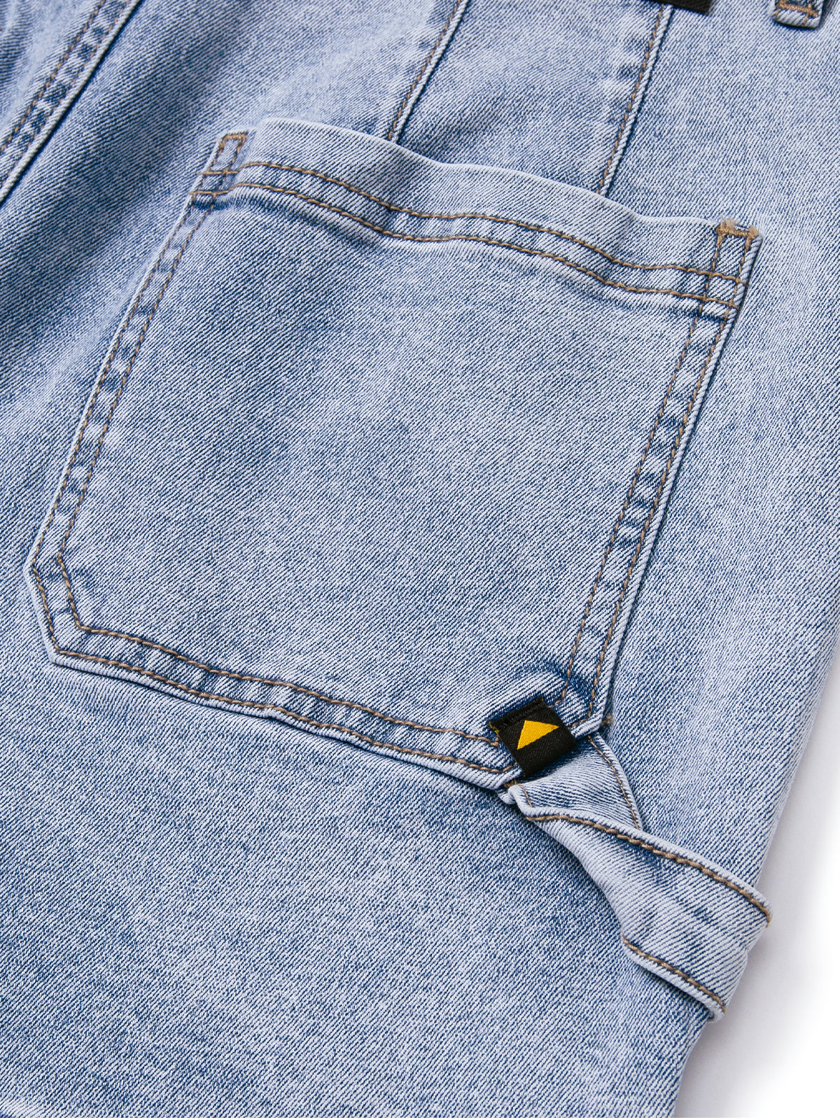 Short Casual Mujer TRIBLEND STRETCH DENIM SHORT Azul claro CAT