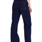 Jeans Wide Leg Casual Mujer TRIBLEND STRETCH DENIM PATCH FRONT POCKET FLARE Azul Marino Cat