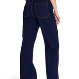 Jeans Wide Leg Casual Mujer TRIBLEND STRETCH DENIM PATCH FRONT POCKET FLARE Azul Marino Cat