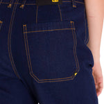 Jeans Wide Leg Casual Mujer TRIBLEND STRETCH DENIM PATCH FRONT POCKET FLARE Azul Marino Cat