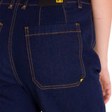 Jeans Wide Leg Casual Mujer TRIBLEND STRETCH DENIM PATCH FRONT POCKET FLARE Azul Marino Cat