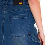Falda Ajustada Casual Mujer CARPENTER MAXI SKIRT Denim Cat