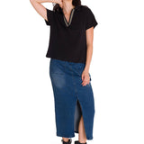 Falda Ajustada Casual Mujer CARPENTER MAXI SKIRT Denim Cat