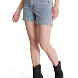 Short Denim Mujer 5 Bolsillos Azul Claro CAT