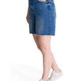 Short Tiro Alto Denim Mujer Cowboy Azul CAT