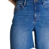 Short Tiro Alto Denim Mujer Cowboy Azul CAT