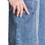 Jeans Cargo Mujer Relaxed Azul CAT