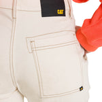 Jeans Cargo Mujer Relaxed Beige CAT