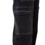 Jeans Cargo Mujer Relaxed Negro CAT