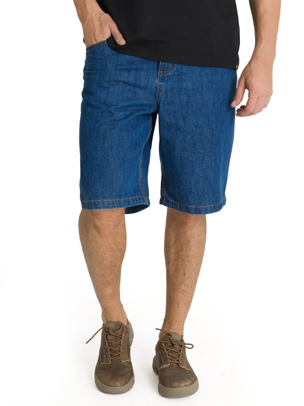 Short Denim Hombre Utility Azul CAT