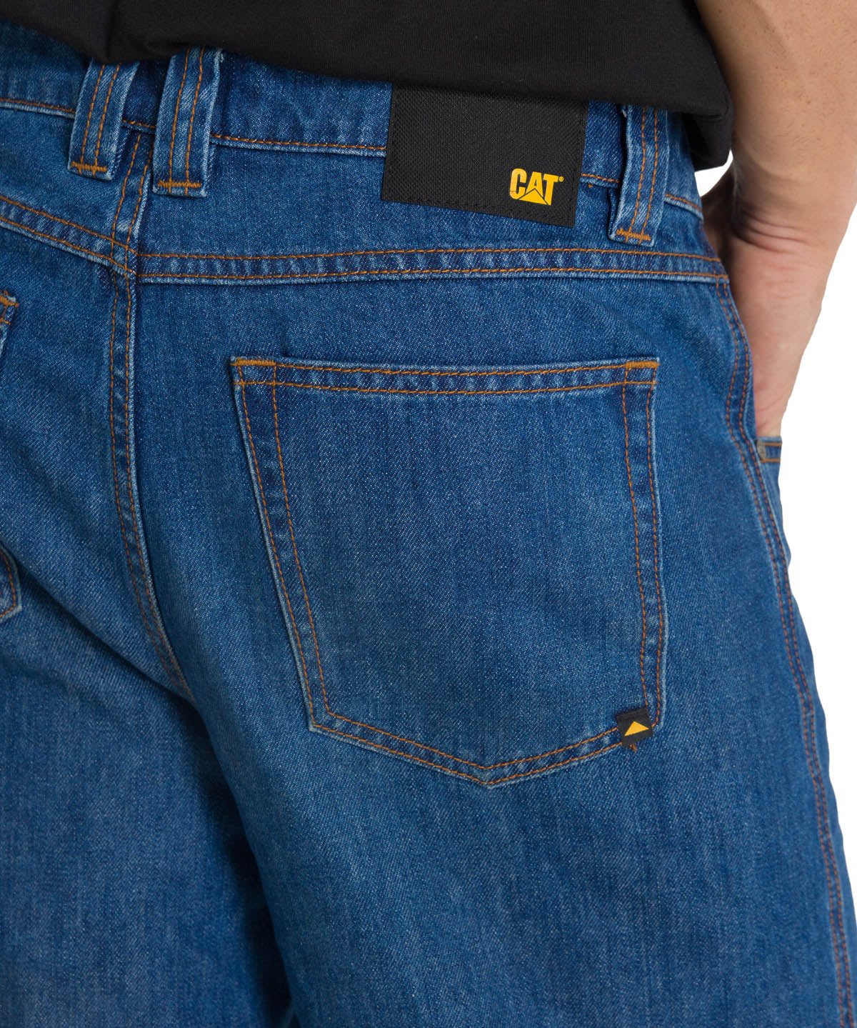 Short Denim Hombre Utility Azul CAT