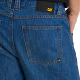 Short Denim Hombre Utility Azul CAT
