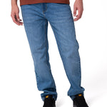 Jeans Rectos Mujer Confort Azul Cat
