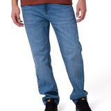 Jeans Rectos Mujer Confort Azul Cat