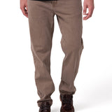 Jeans Rectos Mujer Confort Café Claro Cat