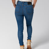 Jeans Mujer Stretch Denim Mid Rise Indigo CAT