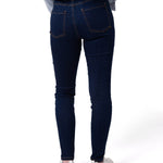 Jeans Stretch Mujer Mid-Rise Azul Oscuro Cat