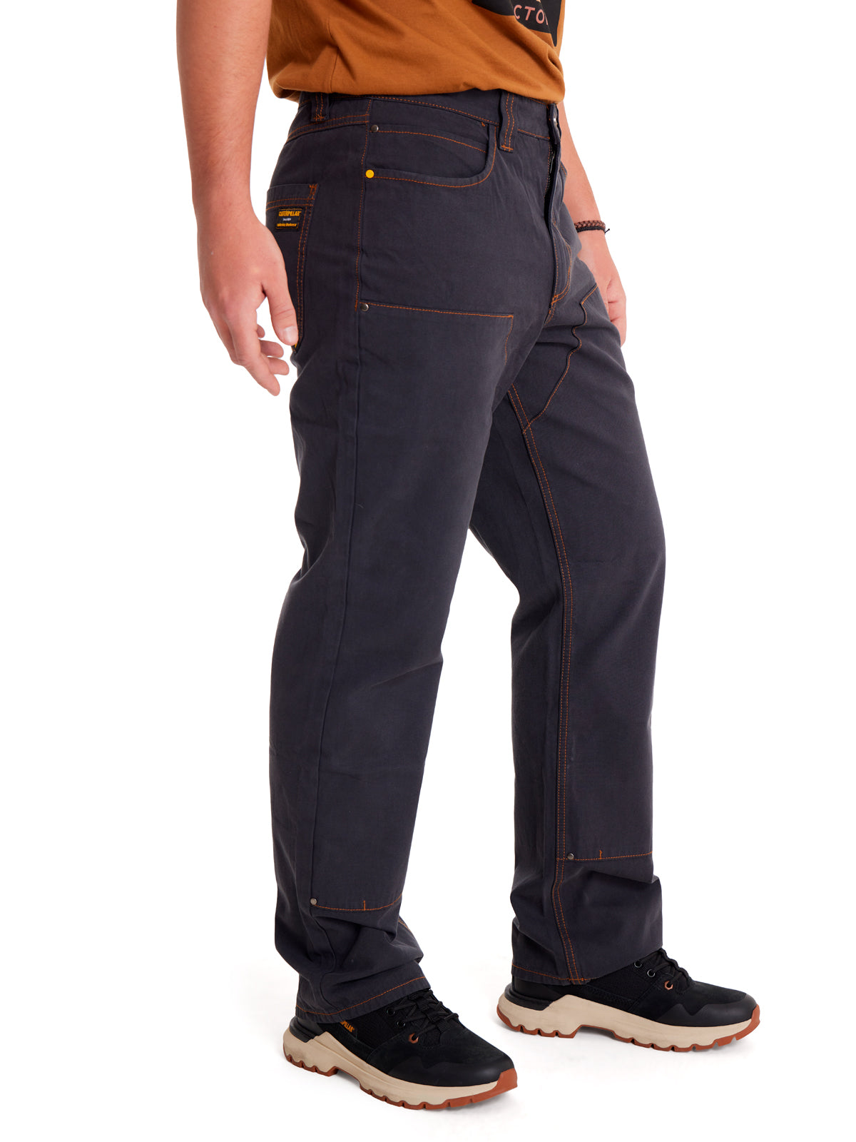 Pantalón Casual Hombre HERITAGE UNIFORM DOUBLE FRONT PANT Negro CAT