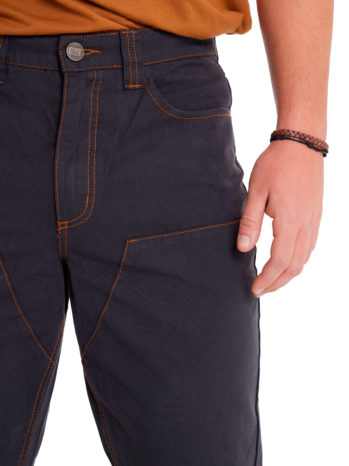 Pantalón Casual Hombre HERITAGE UNIFORM DOUBLE FRONT PANT Negro CAT