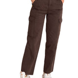 Pantalon Casual Mujer Heritage Uniform High-Rise Cargo Pant Negro Cat