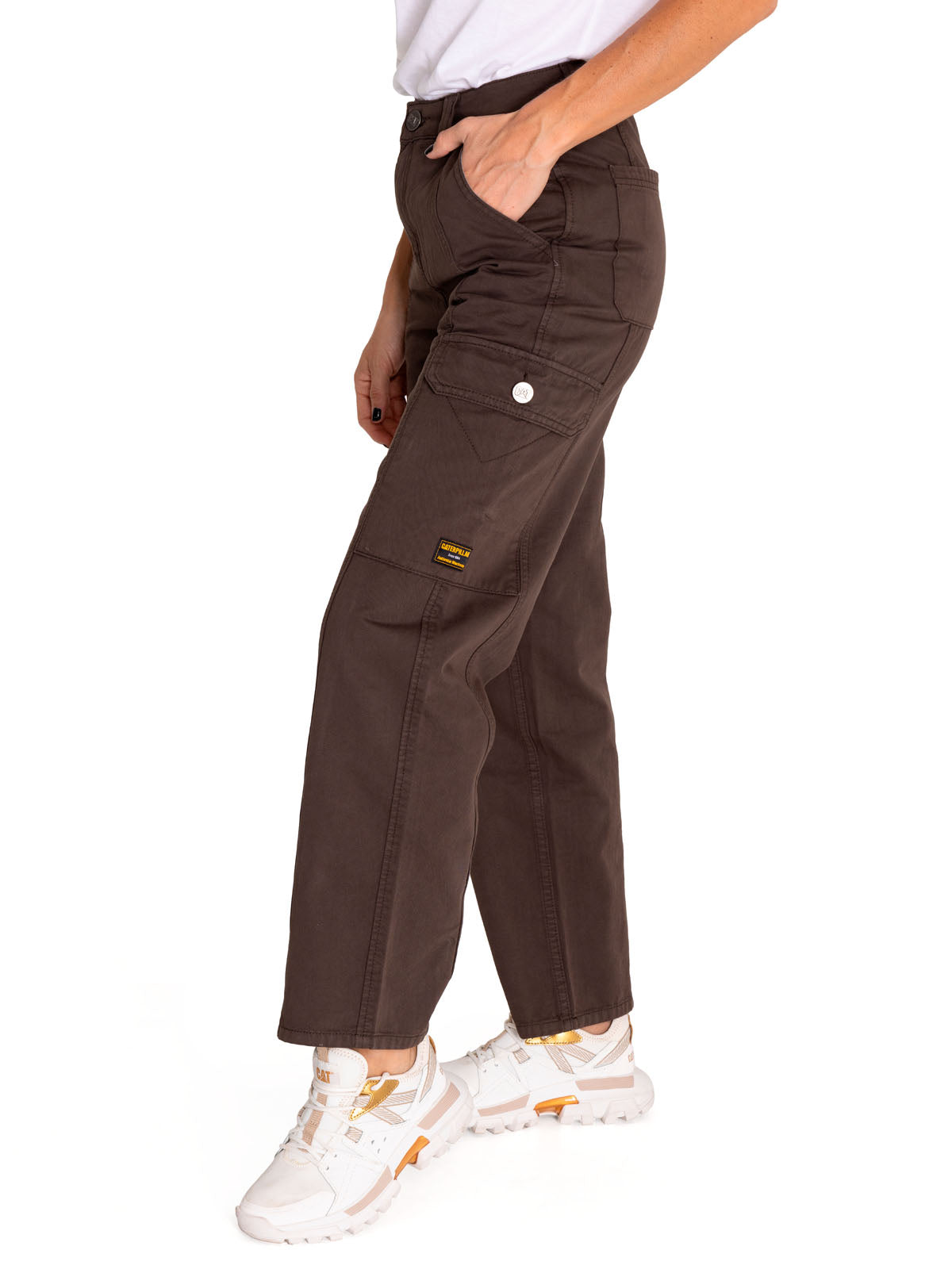 Pantalon Casual Mujer Heritage Uniform High-Rise Cargo Pant Negro Cat