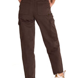 Pantalon Casual Mujer Heritage Uniform High-Rise Cargo Pant Negro Cat