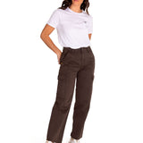Pantalon Casual Mujer Heritage Uniform High-Rise Cargo Pant Negro Cat