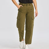 Pantalón Casual Mujer HERITAGE UNIFORM HIGH-RISE CARGO PANT Verde CAT