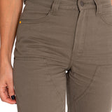 Pantalon Casual Mujer Double Front Utility Bottom Verde Cat