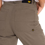 Pantalon Casual Mujer Double Front Utility Bottom Verde Cat