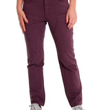 Pantalón Casual Mujer DOUBLE FRONT UTILITY BOTTOM Burdeo CAT