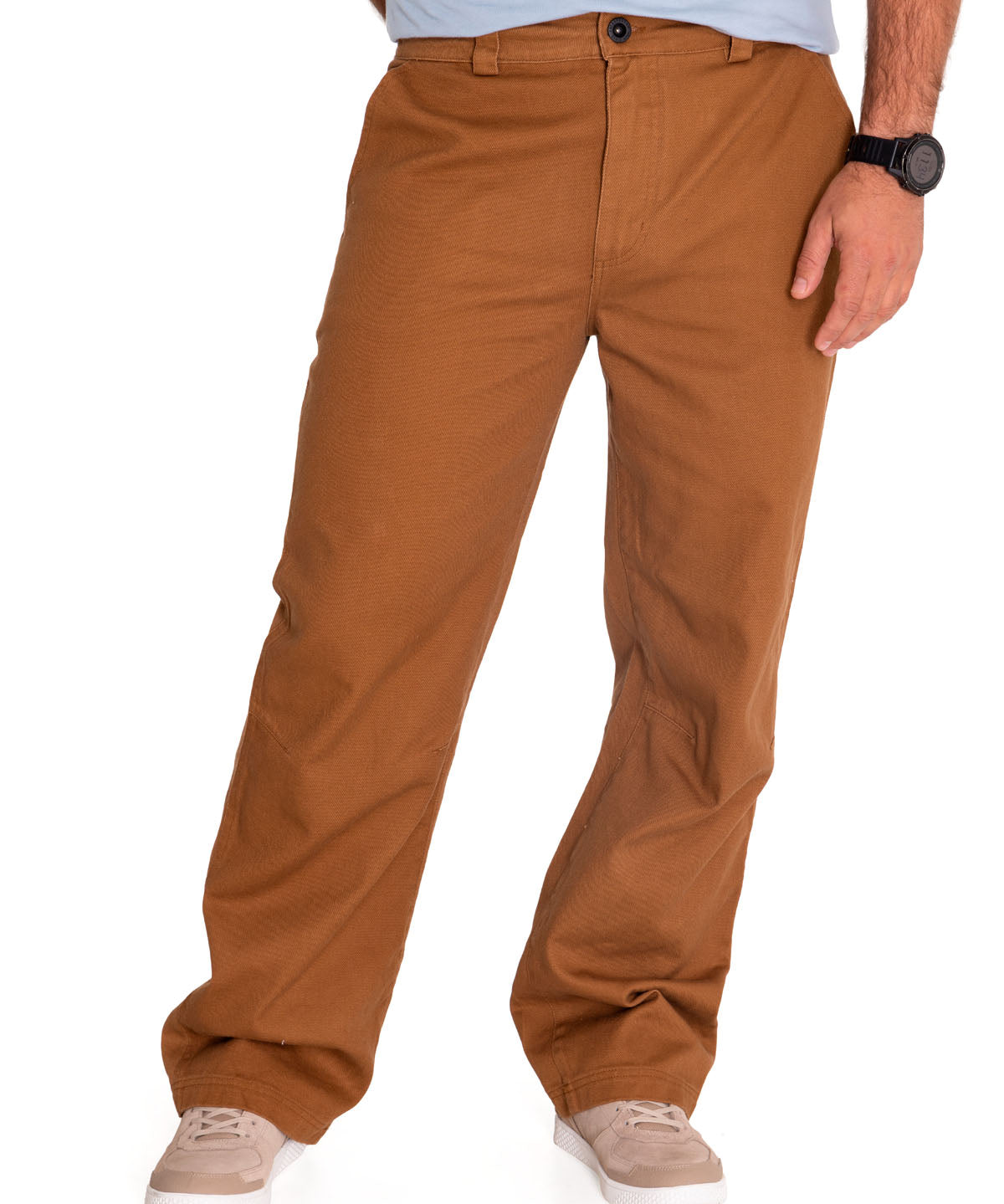 Pantalon Casual Hombre Twill Carpenter Straight Pant Café Cat