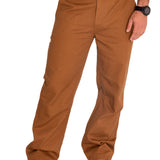 Pantalon Casual Hombre Twill Carpenter Straight Pant Café Cat