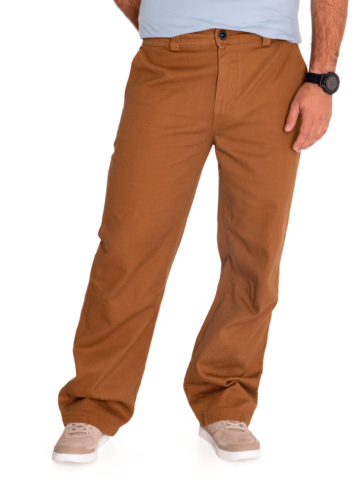 Pantalon Casual Hombre Twill Carpenter Straight Pant Café Cat