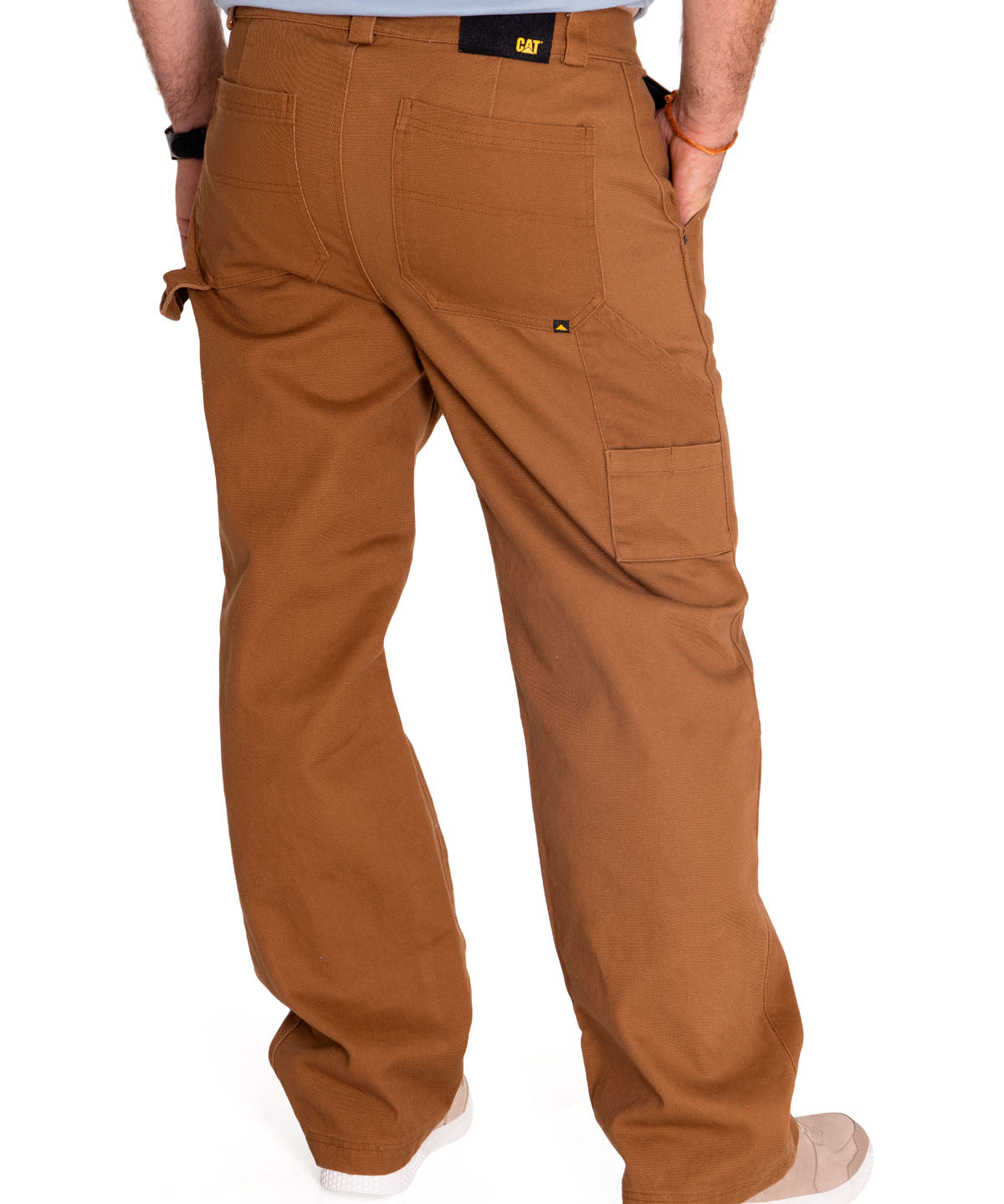Pantalon Casual Hombre Twill Carpenter Straight Pant Café Cat