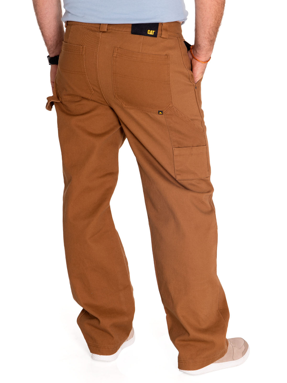 Pantalon Casual Hombre Twill Carpenter Straight Pant Café Cat